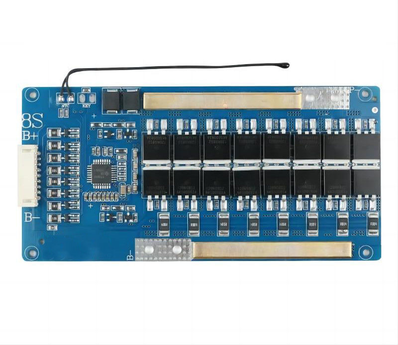 8 सीरीज लिथियम आयरन फॉस्फेट बैटरी सुरक्षा बोर्ड 24V 40A 50A 60A ऑनलाइन पीसीबी निर्माण